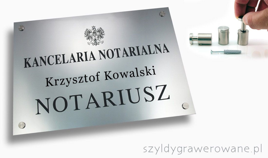 szyld notariusza